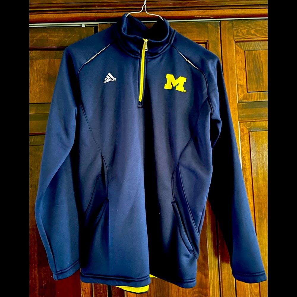 University of Michigan U of M pullover 1/2 zip